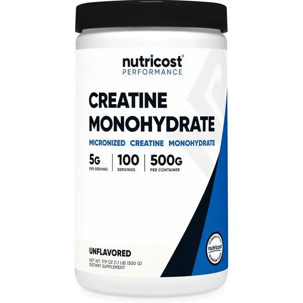 Creatine Monohydrate Powder - Creatine Monohydraat Micronized Poeder 500G, 5000mg
