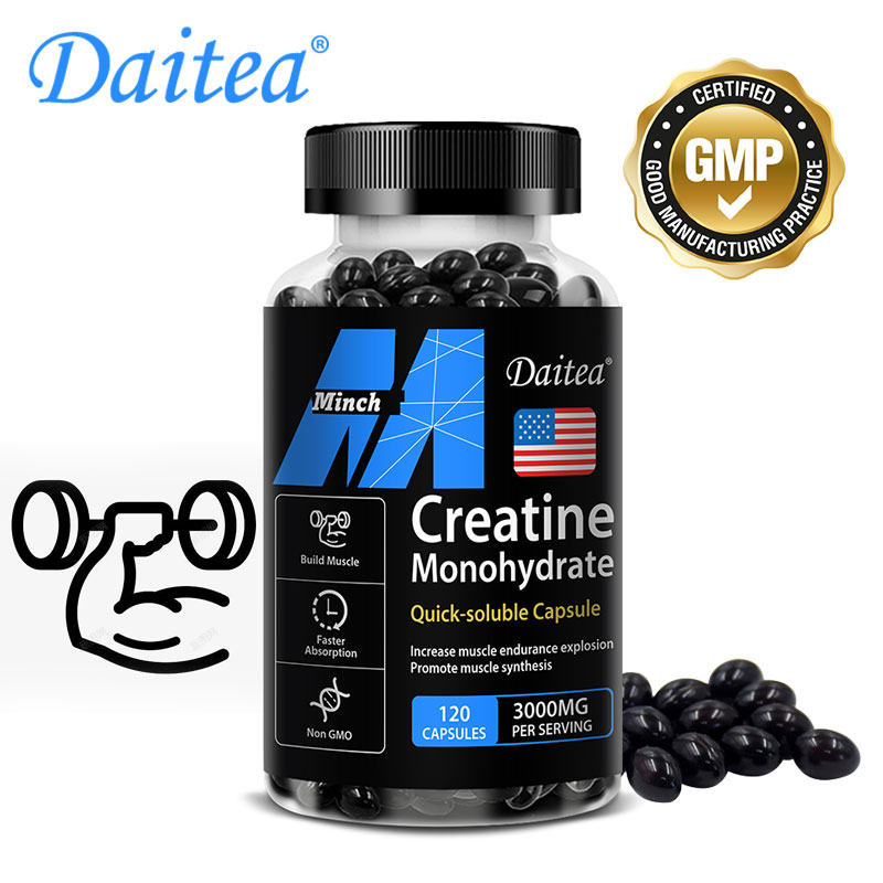 Creatine Monohydrate Powder - Creatine-monohydraat 3.000 mg - verbetert energie