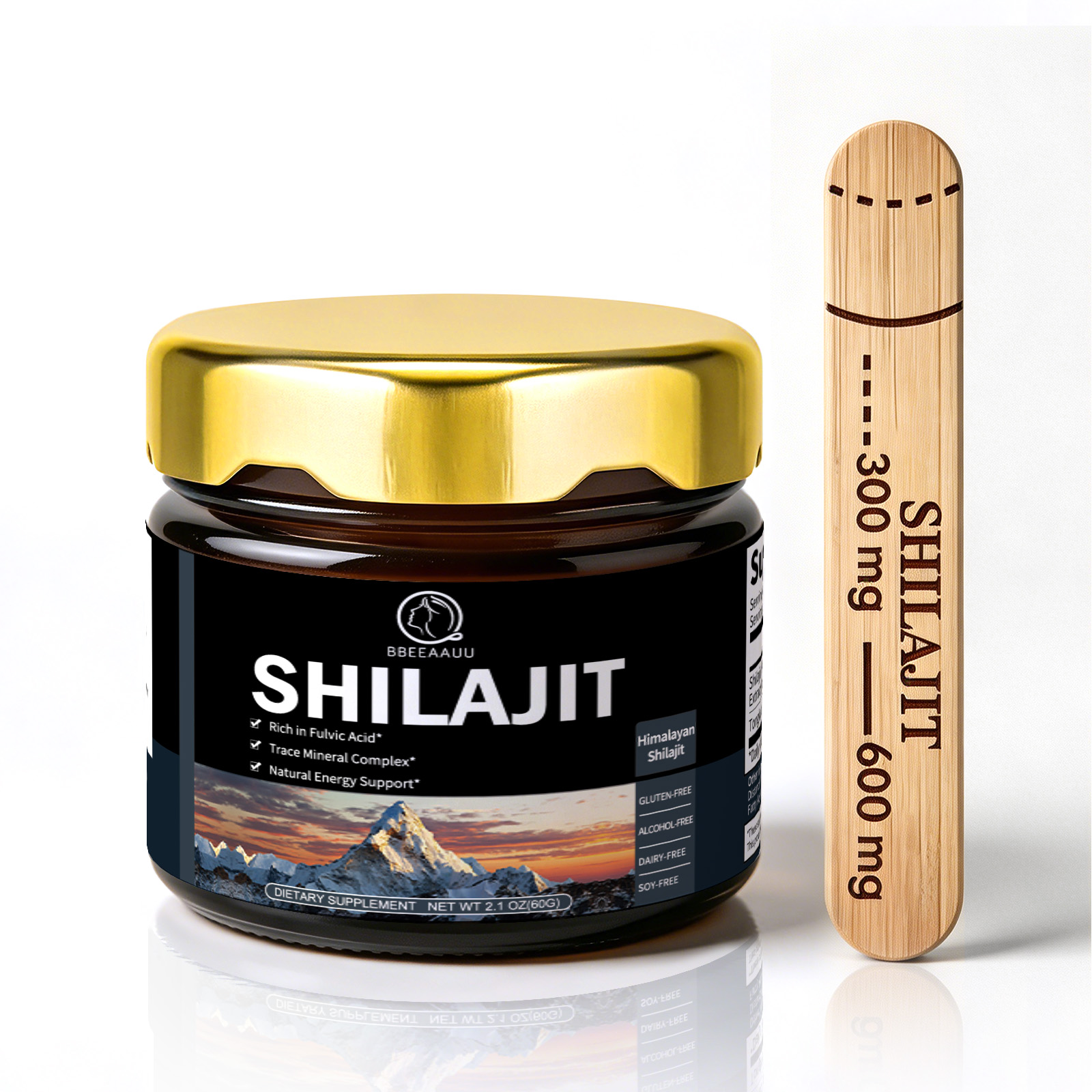 Shilajit Resin Pure - BBEEAAUU 100% Pure Shilajit Harsen Shilajit