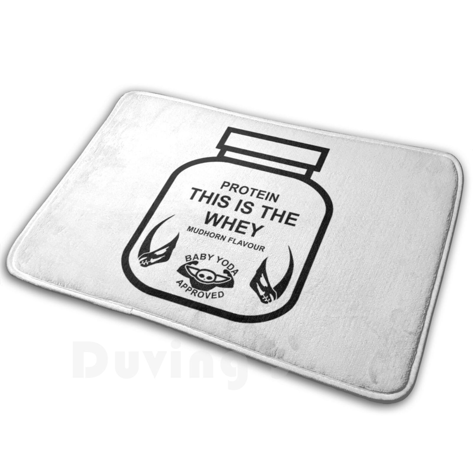 Nutrition And Exercise - Mando Whey Protein Tapijt Mat Tapijt