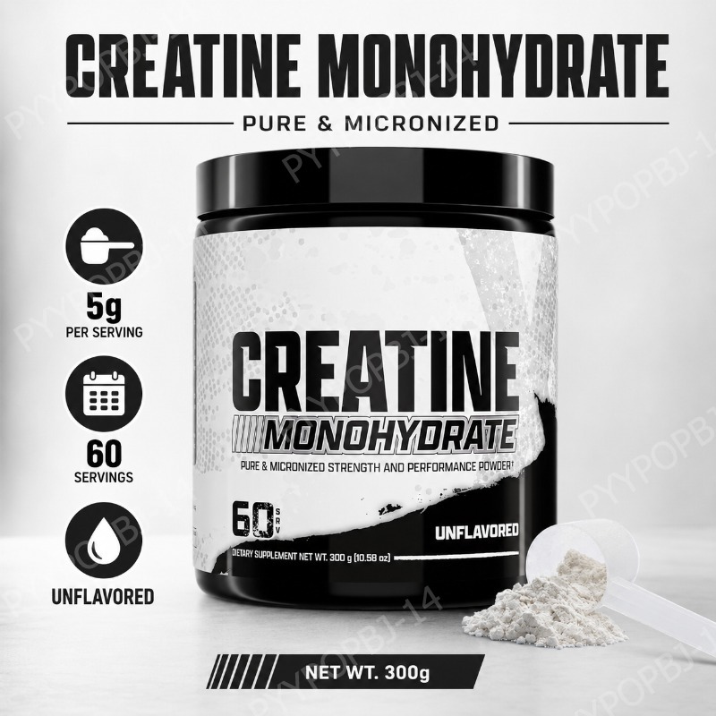 Creatine Monohydrate Powder - Creatine Monohydraat Poeder 5g Per Portie