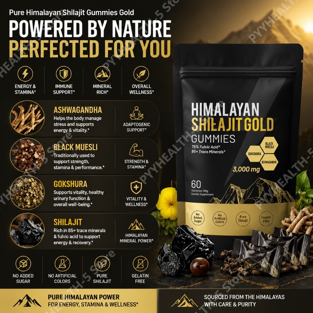 Pure Himalaya Shilajit Gummies - Shilajit Resin Pure recensie en prijs