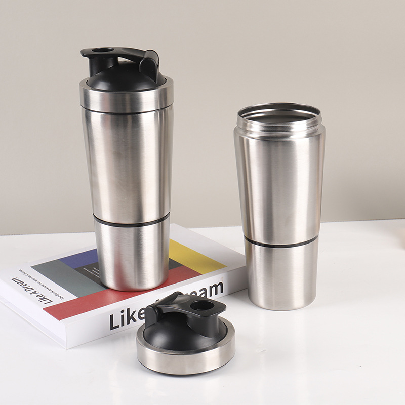 Roestvrijstalen Eiwit Shaker C - Nutrition Sports Fitness recensie en prijs