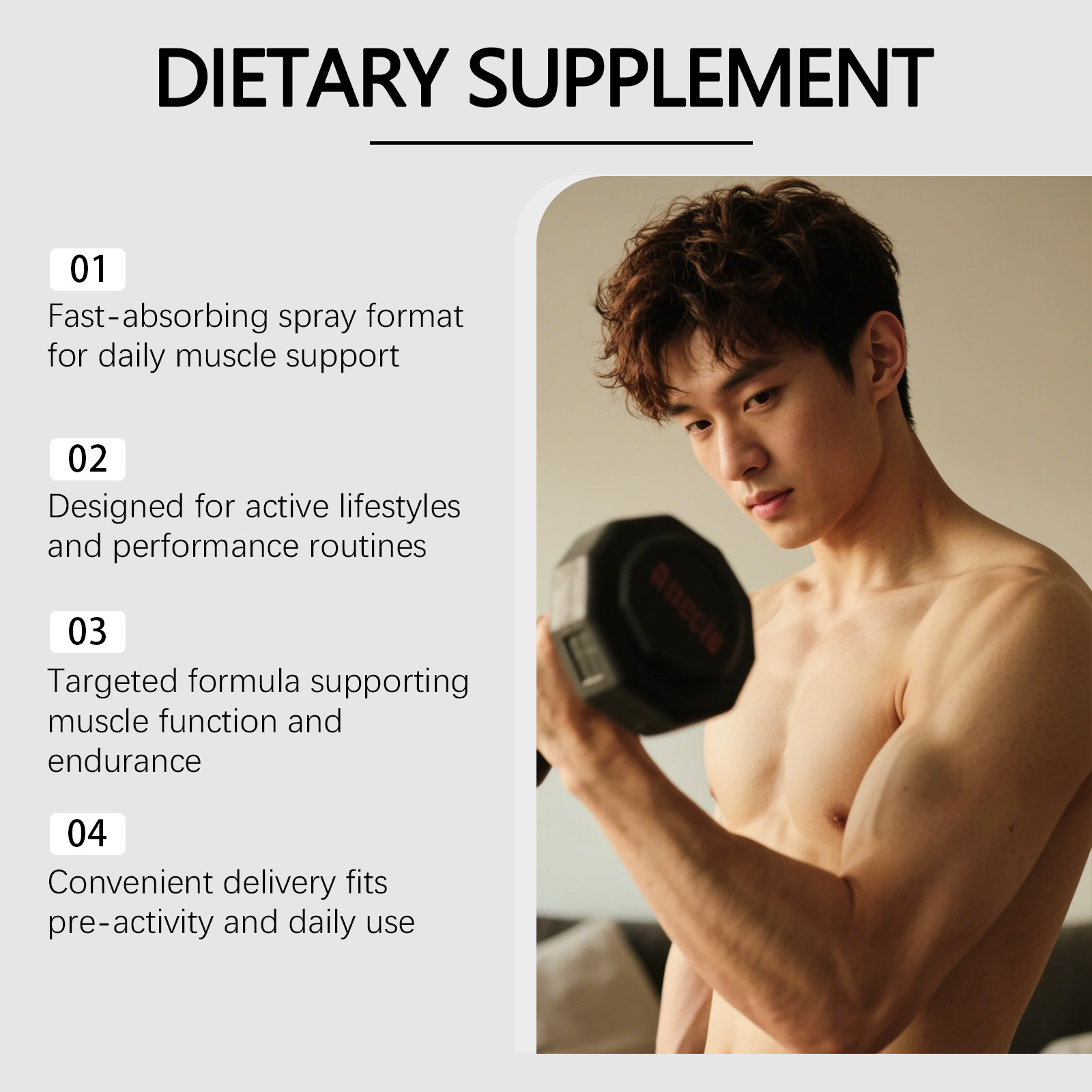 Spiergroei Spray Verbetert de  - Nutrition And Exercise recensie en prijs