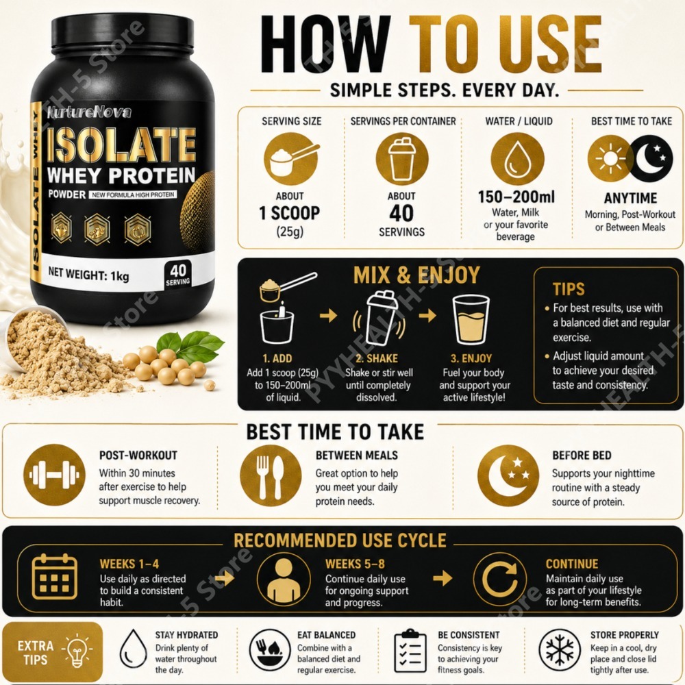 Isolatiewhey-eiwitpoeder 1kg H - Nutrition Sports Fitness recensie en prijs